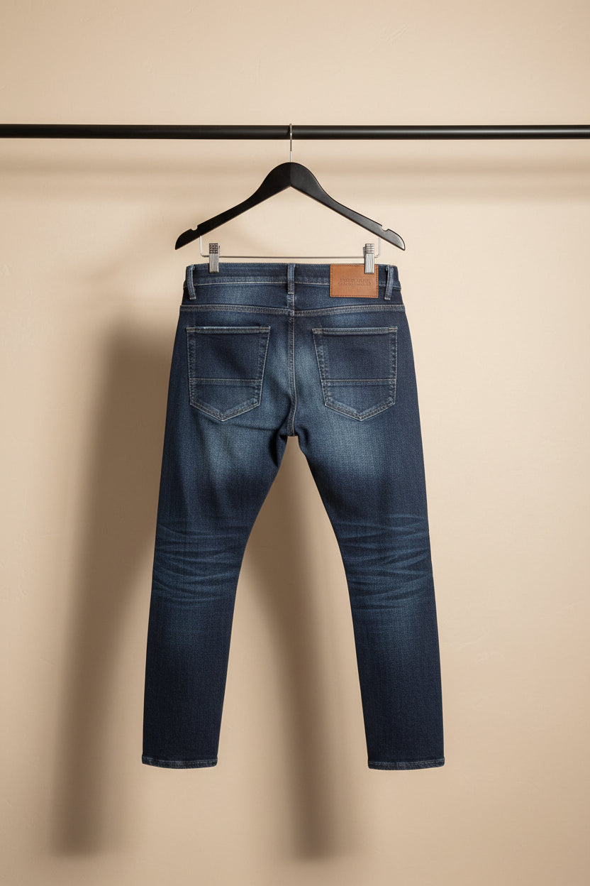 Men's Armani Jeans Raw 1937/406 Dark Blue Slim Fit Denim