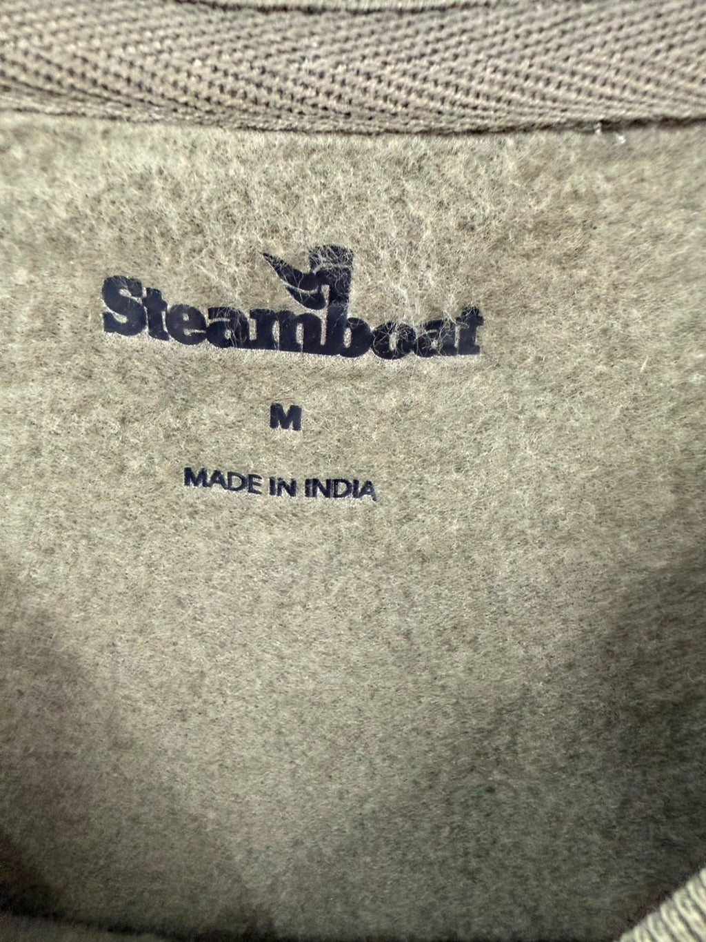 Steamboat Colorado St. Bernard Dog Graphic Olive Green Sweatshirt
