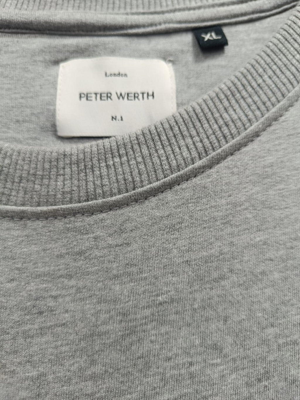 Lurking Class Unisex Grey "Peace Off" Skeleton Hand Graphic Sweatshirt
