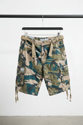 Men's Camouflage Cargo Shorts with Belt - Style & Focus