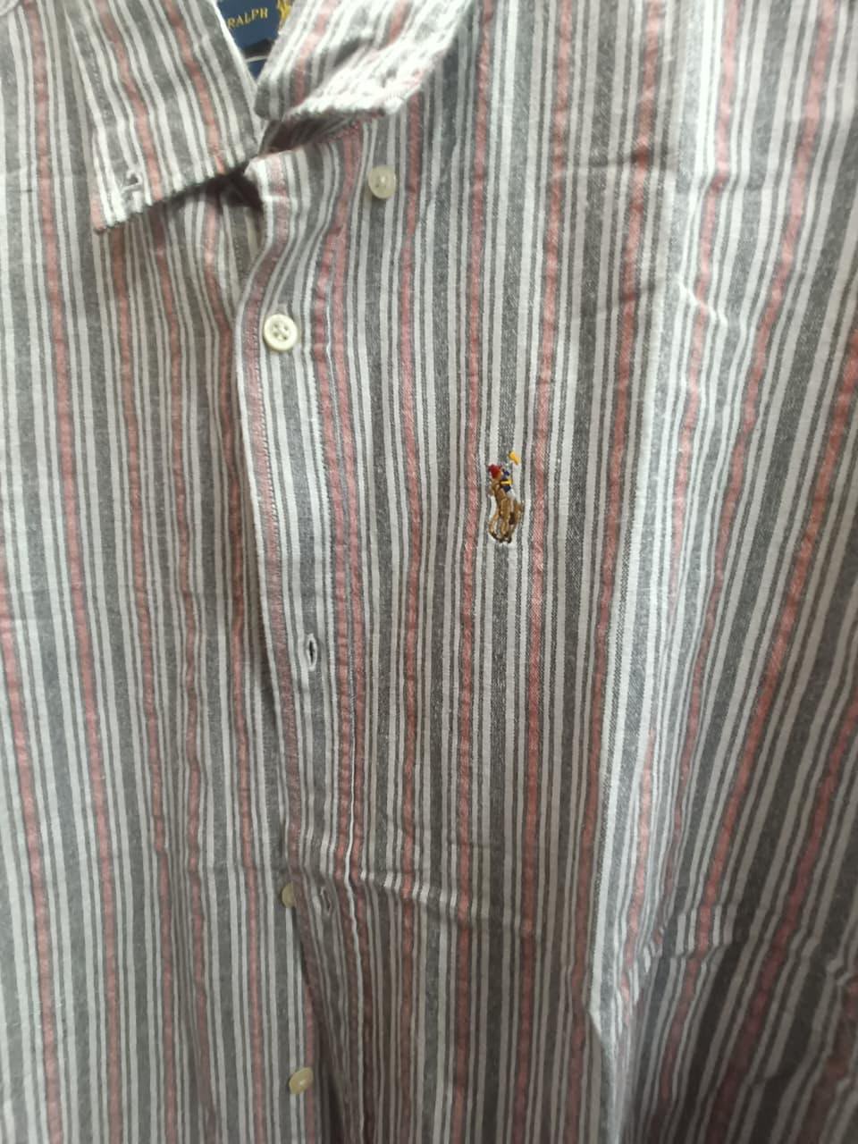 Ralph Lauren Men's Slim Fit Striped Long Sleeve Shirt
