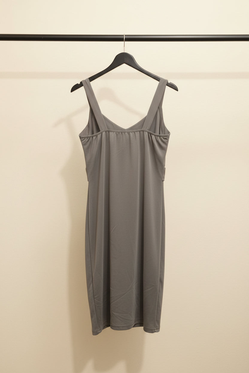 Women's Black V-Neck Bodycon Mini Dress