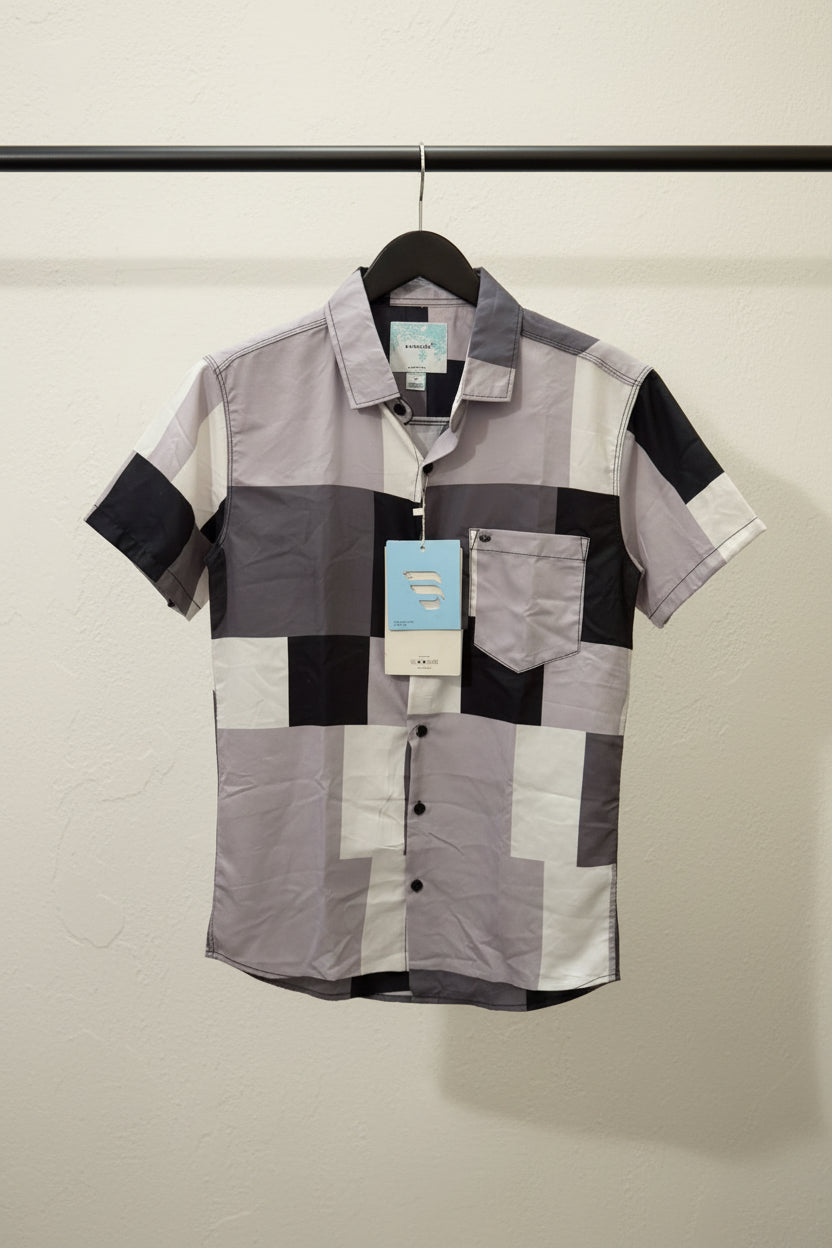 Bangkok Geometric Print Short Sleeve Shirt