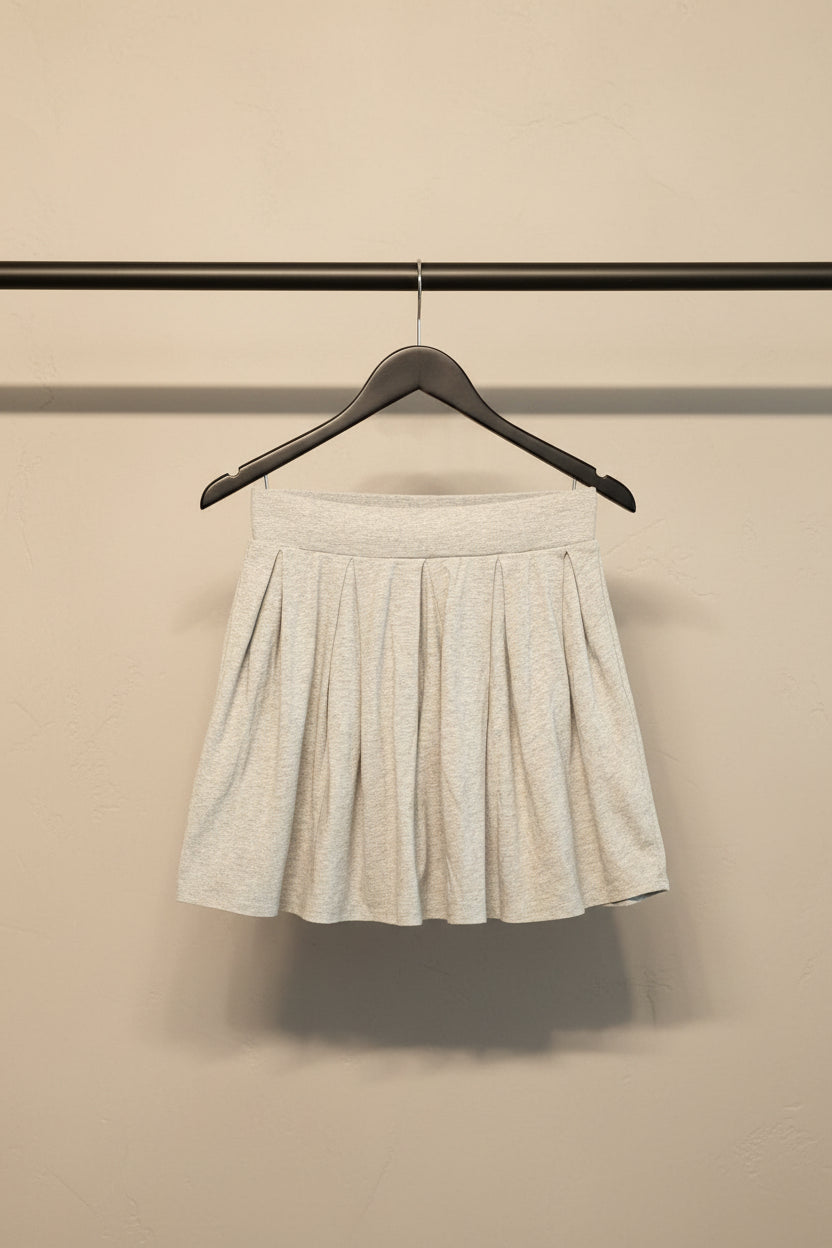 Forever 21 Grey Pleated Mini Skirt