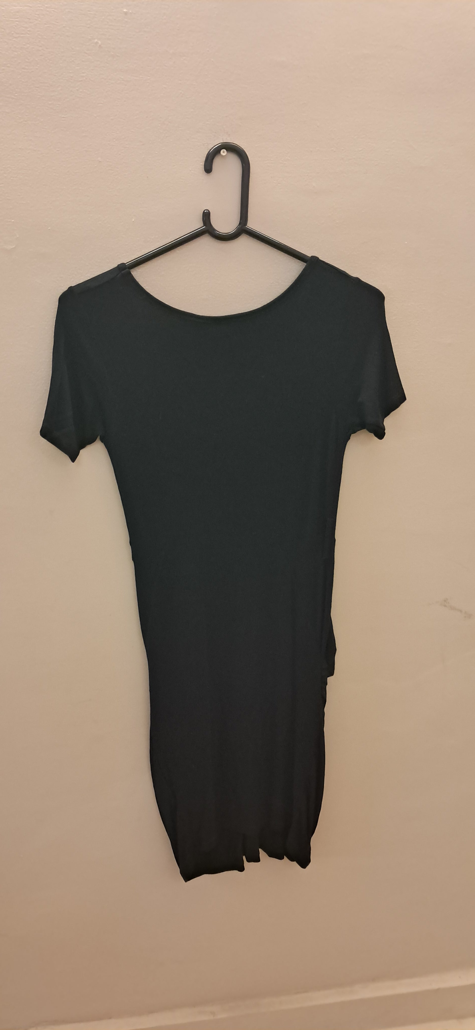 Van Heusen Black Scoop Neck Short Sleeve Mini Dress