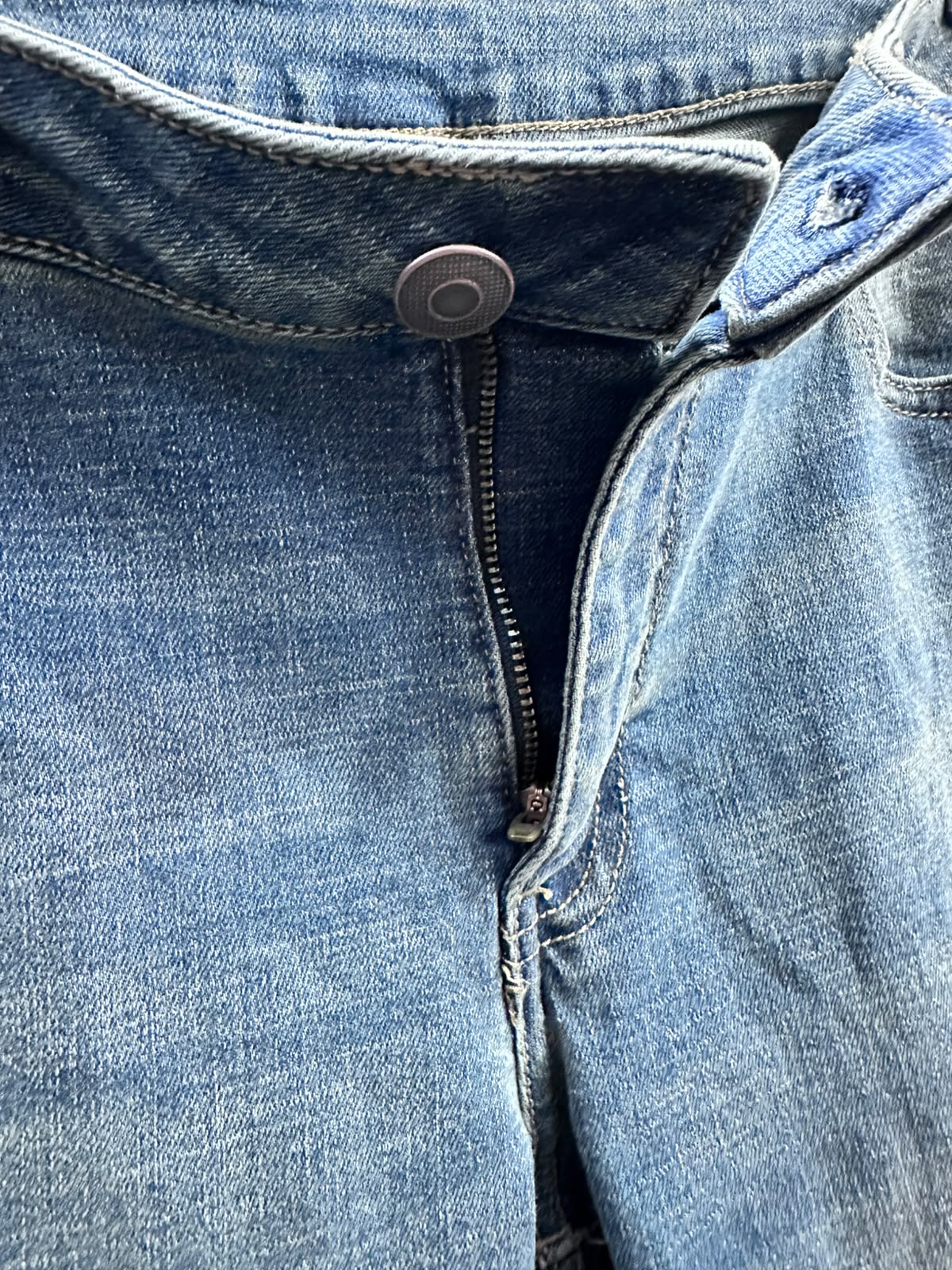 Light Wash Denim Bermuda Shorts