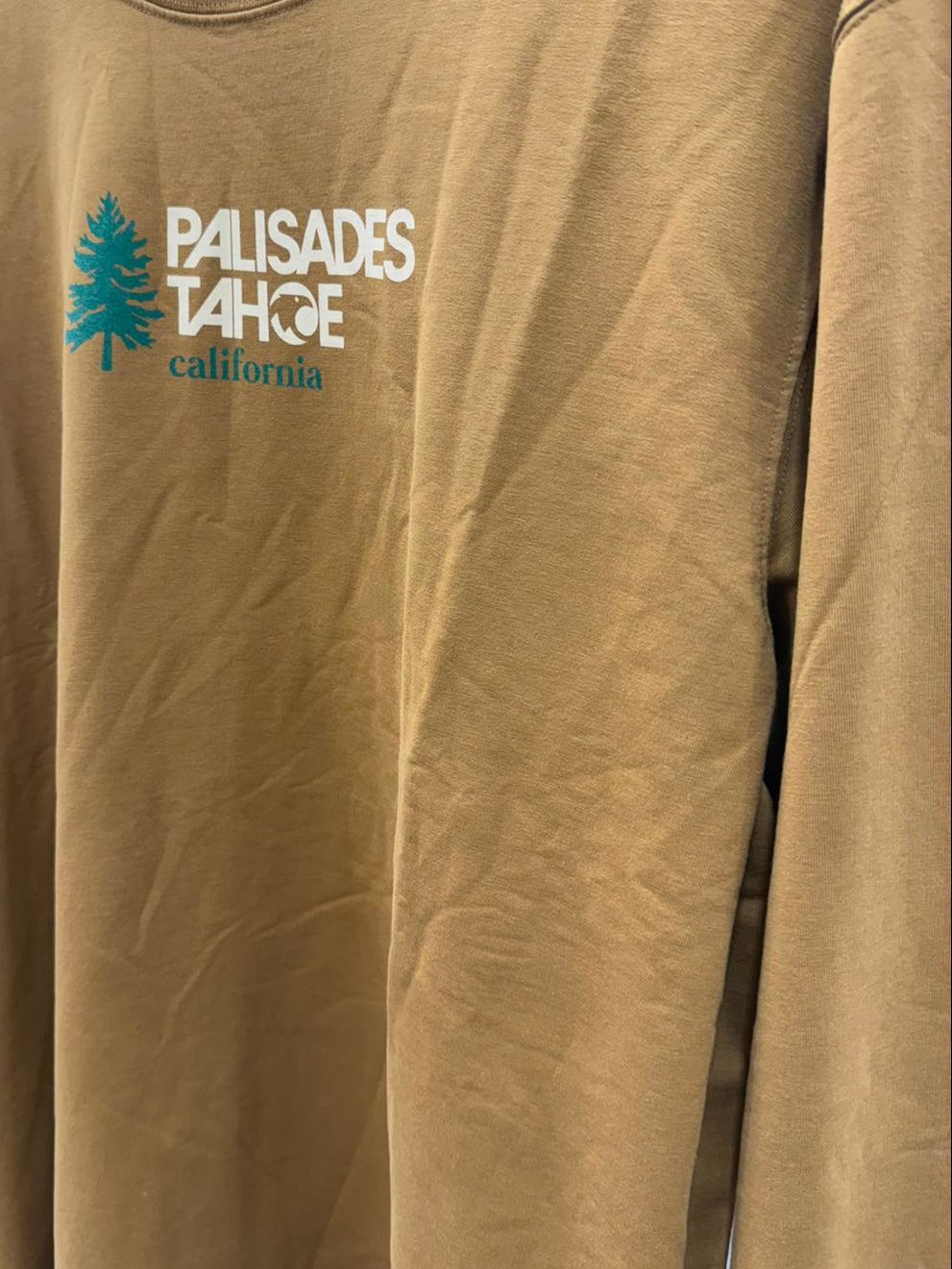 ROVE Palisades Tahoe California Brown Long Sleeve Sweatshirt