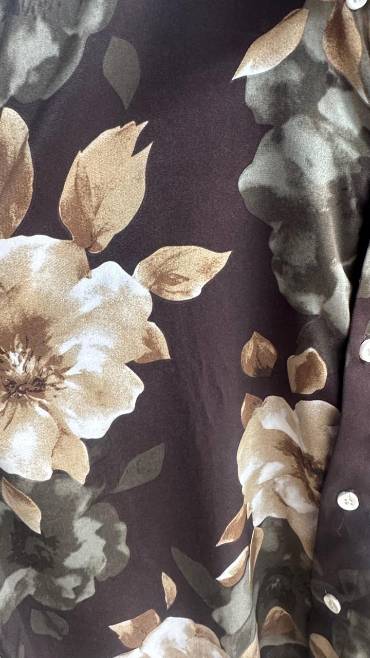 ICON Men's Floral Print Casual Shirt