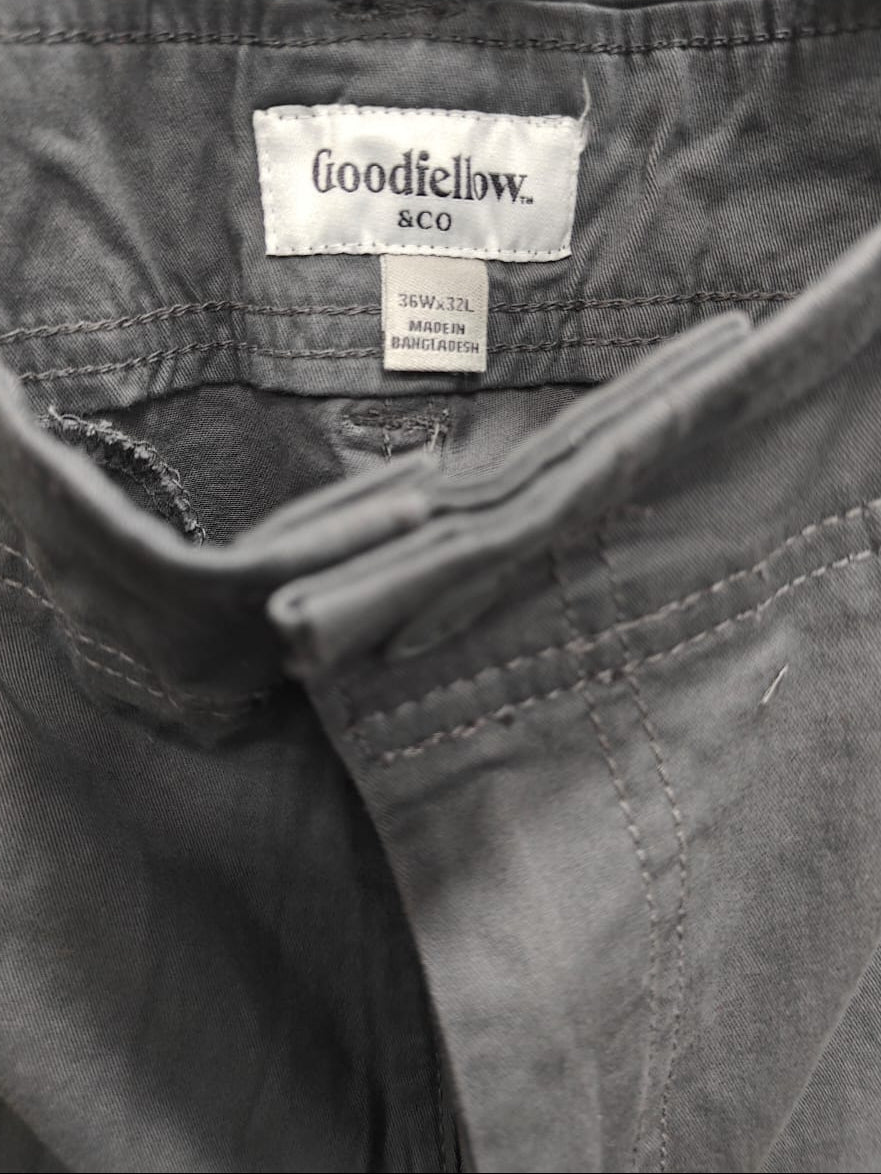 Men's Goodfellow & Co Gray Cargo Pants 36W x 32L