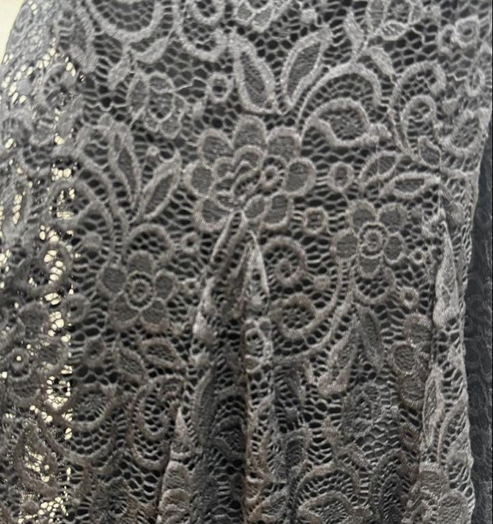 Mishya Women's Black Lace Sleeveless Mini Dress