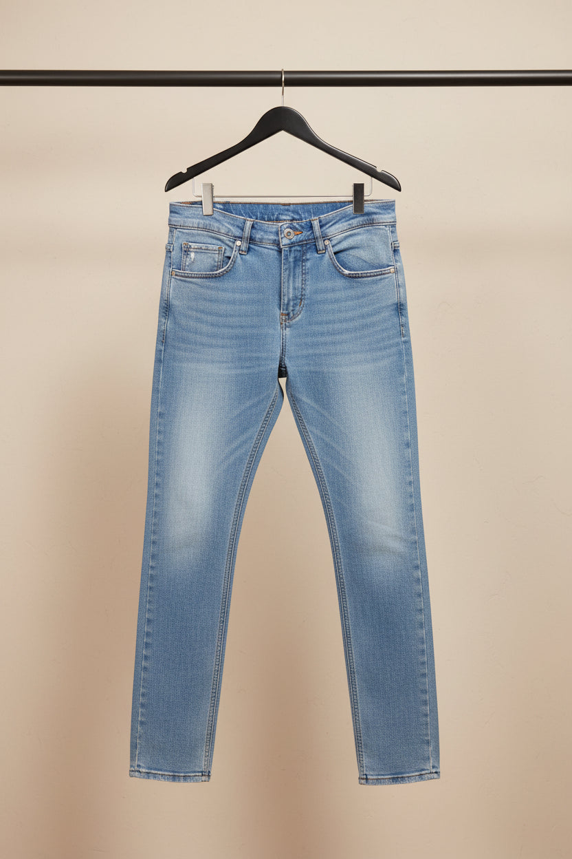 Superdry Men's Blue Washed Denim Jeans
