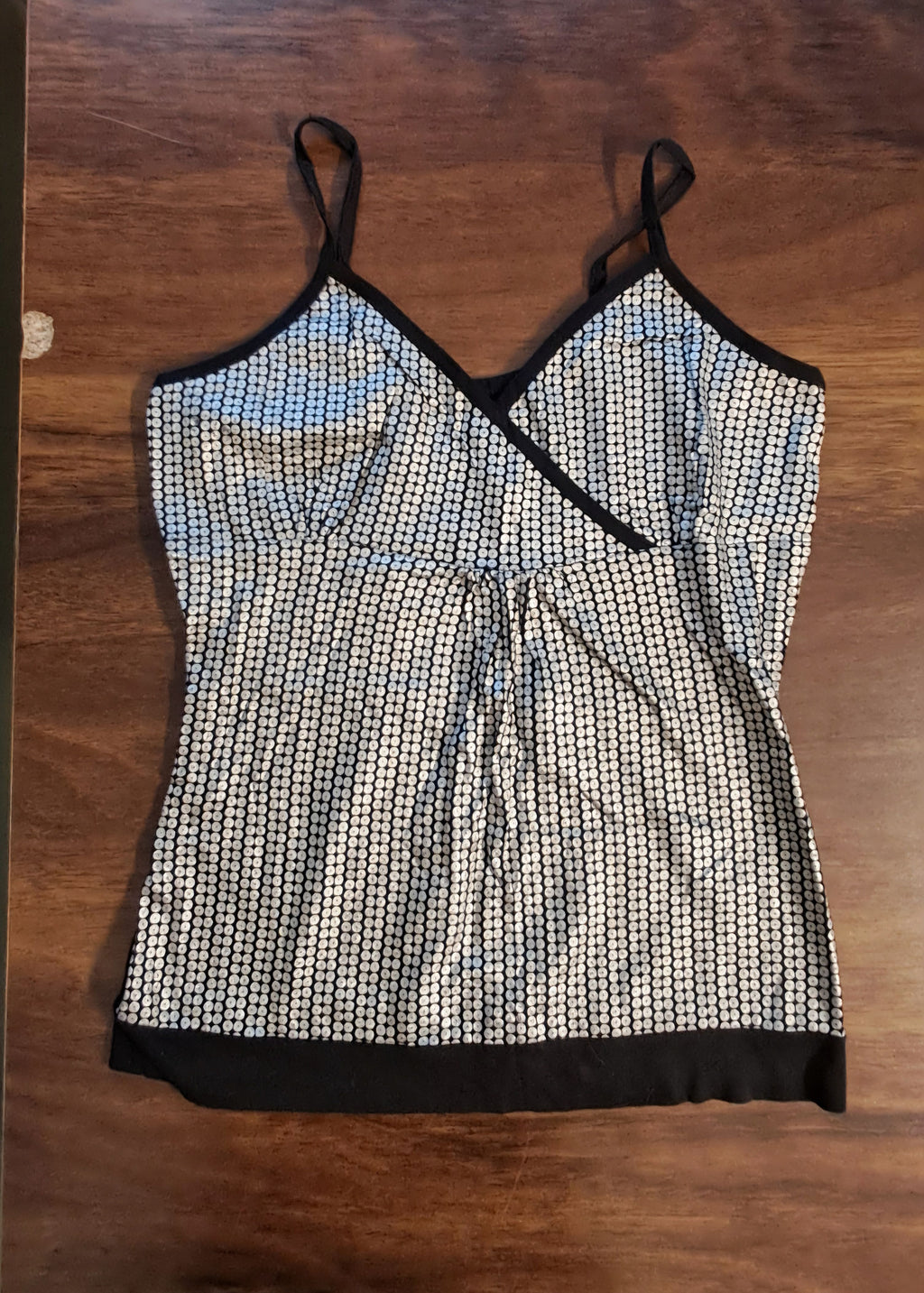 Women's Black & Silver Sequin Cami Top by Underground Music Movement