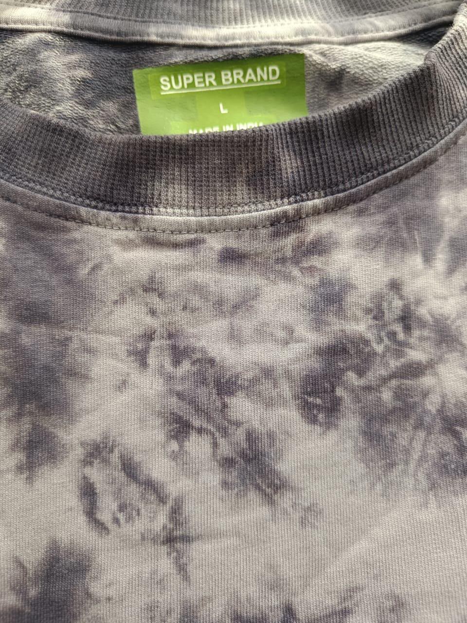 SUPER BRAND  Purple Tie-Dye Relaxed Fit Short Sleeve T-Shirt