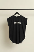 Primark Cares Black Positivity Print Cap Sleeve T-shirt