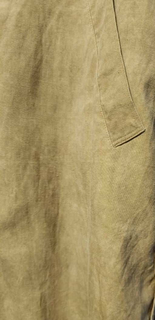 ZARA Women's Khaki Green Zip-Up Dress