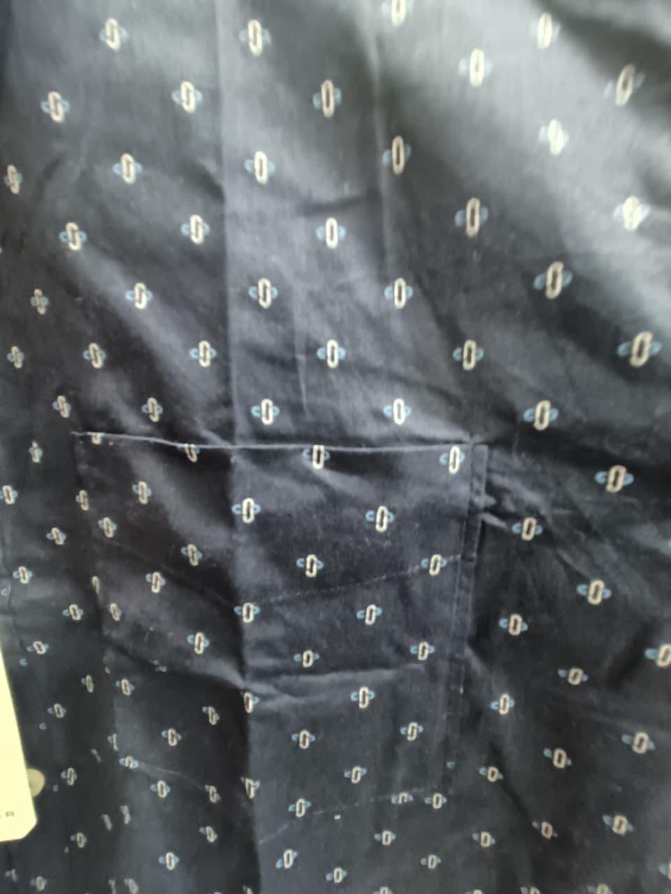 ROXTAR Men's Navy Blue Printed Full Sleeve Casual Shirt