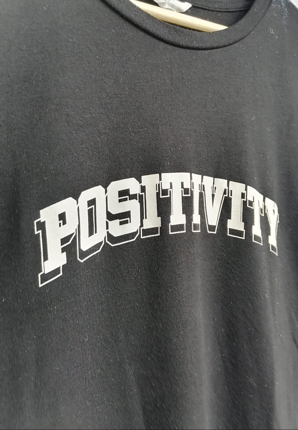 Primark Cares Black Positivity Print Cap Sleeve T-shirt