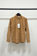 Men's Brown Corduroy Long Sleeve Shirt