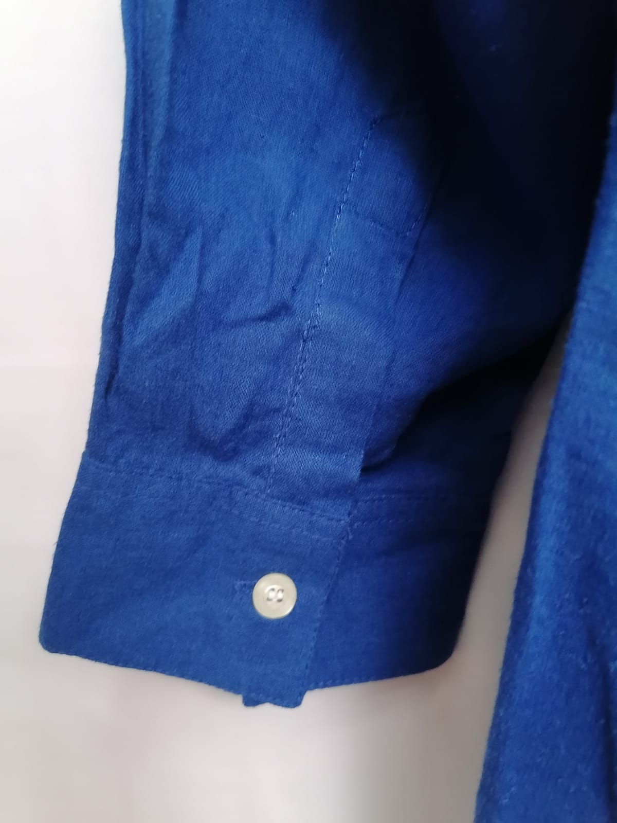 LTB Women's Royal Blue Long Sleeve Button-Up Shirt
