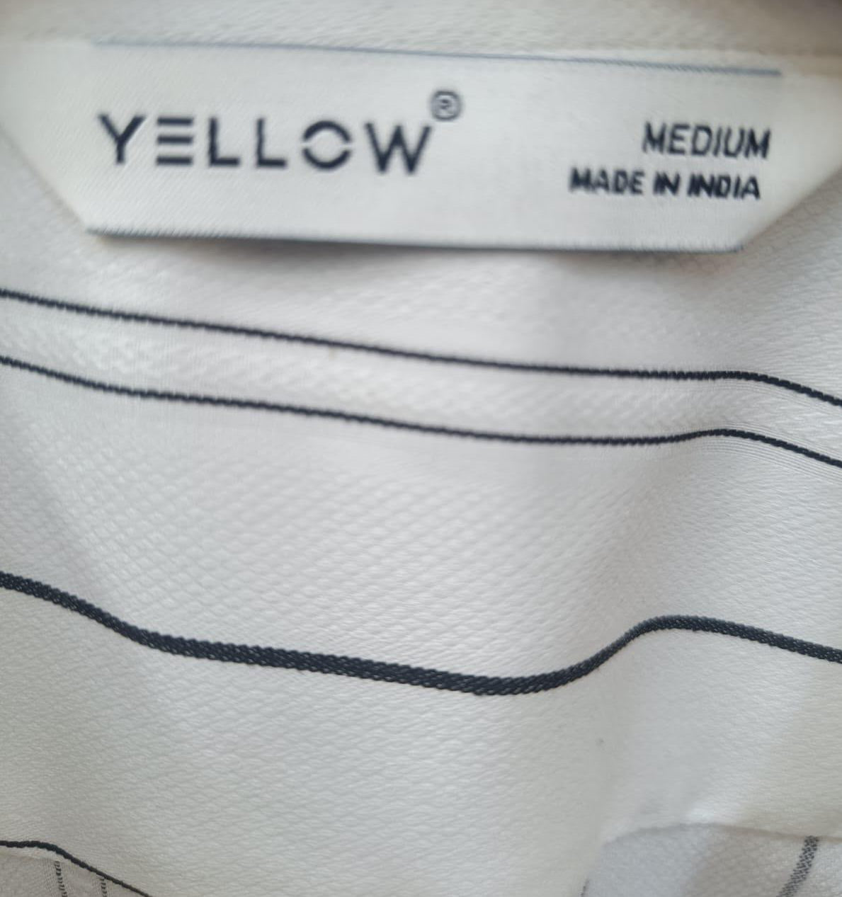 White Striped Full Sleeve Shirt