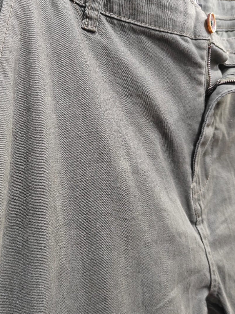 Men's Grey Cotton Chinos by 157.