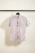 Miller Stone women’s White & Maroon Floral Print Short Sleeve Shirt