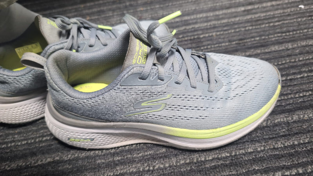 Skechers GO RUN PULSE Men's Grey & Neon Yellow Running Shoes