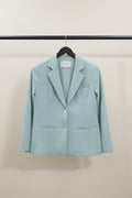 ACMI Women's Mint Green Tailored Blazer