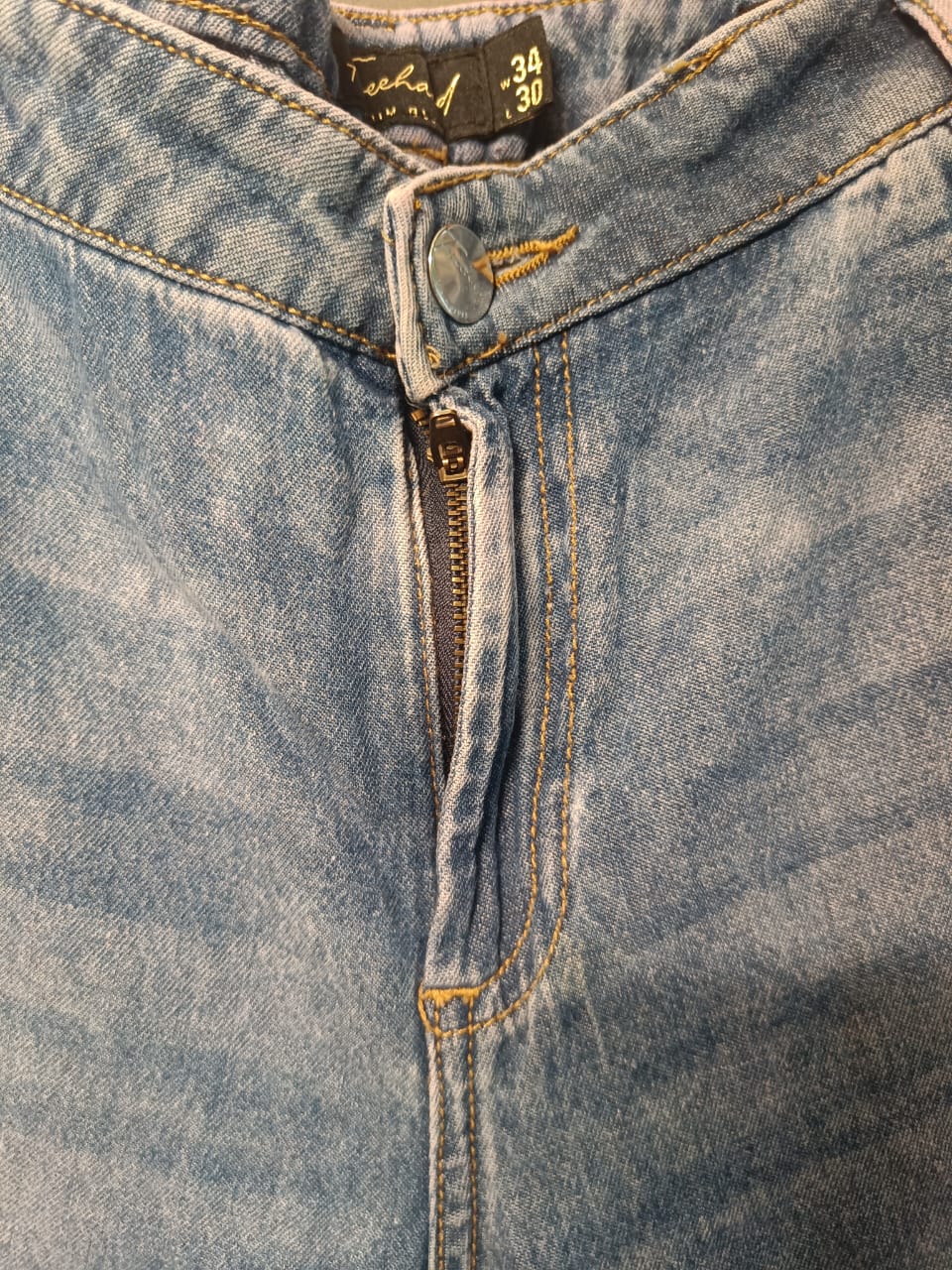 Freehand Women's Blue Distressed Bootcut Jeans