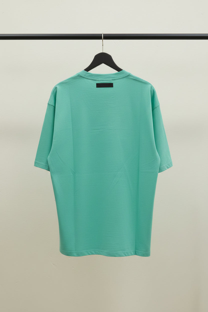 ESSENTIALS Fear of God Men's Green Graphic Print T-Shirt