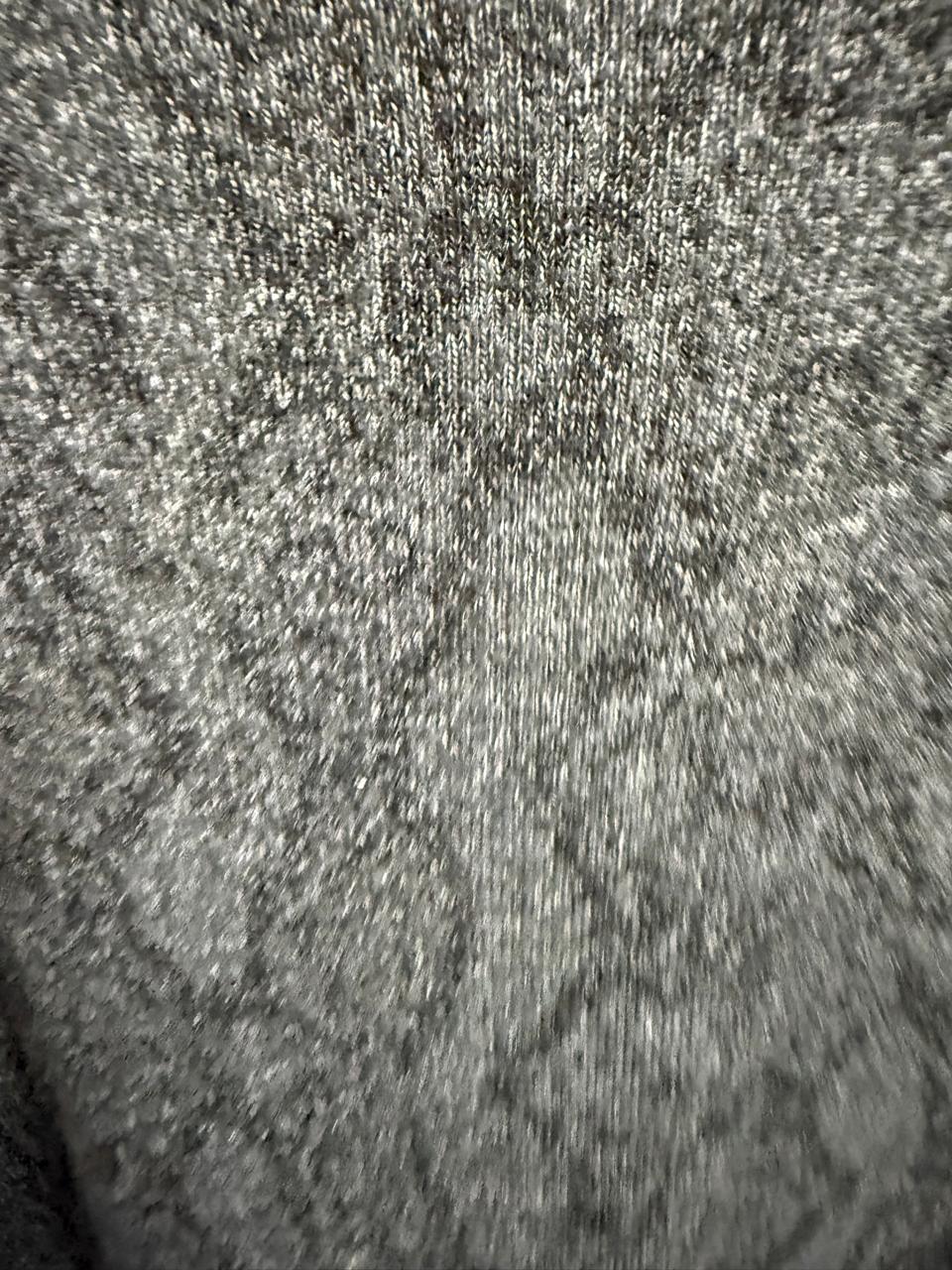 Zara Women's Grey Patterned Long Sleeve Knit Top