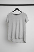 Zara Women's Grey Short Sleeve Regular Fit T-Shirt