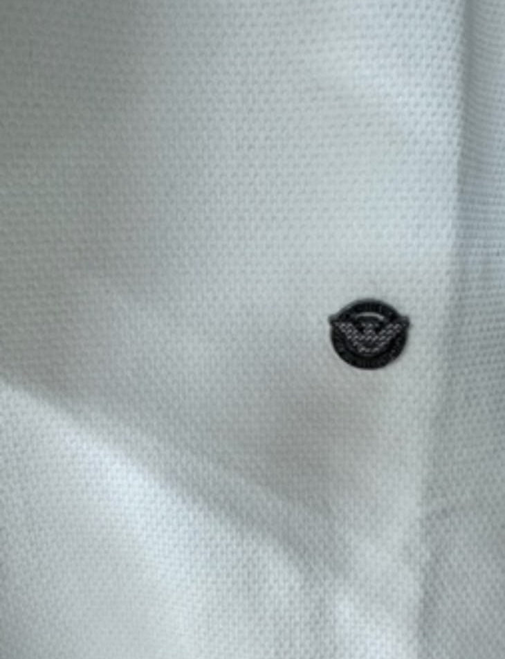 ARMANI EXCHANGE Men's Cream Pique Polo Shirt
