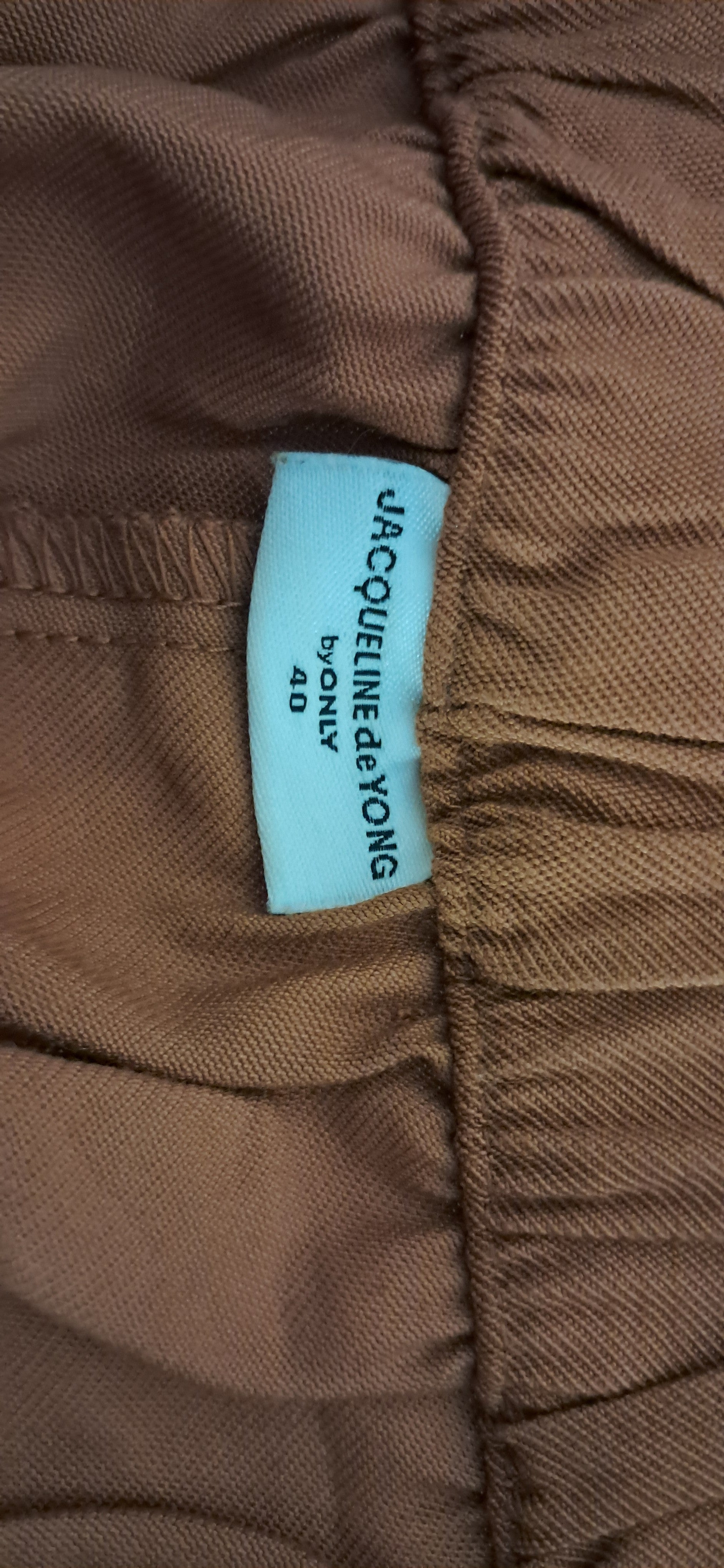 Jacqueline de Yong by ONLY Women's Brown Drawstring Shorts