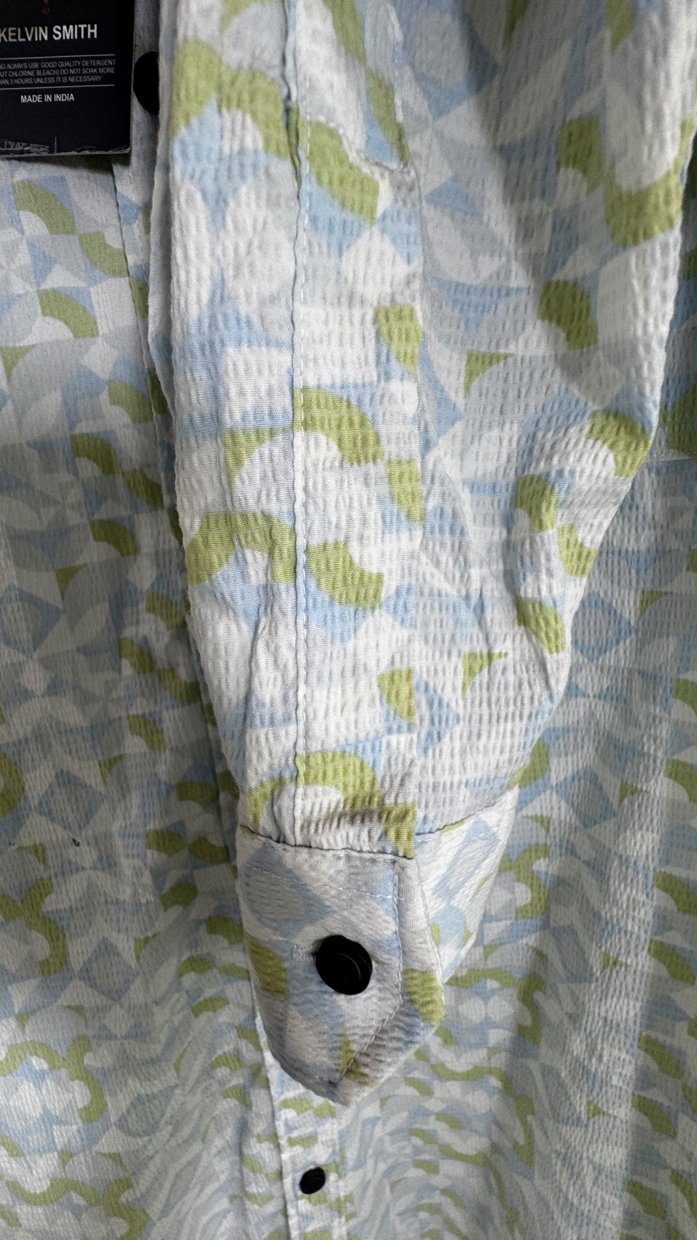 Kelvin Smith Men's X-Large Multicolor Printed Casual Shirt