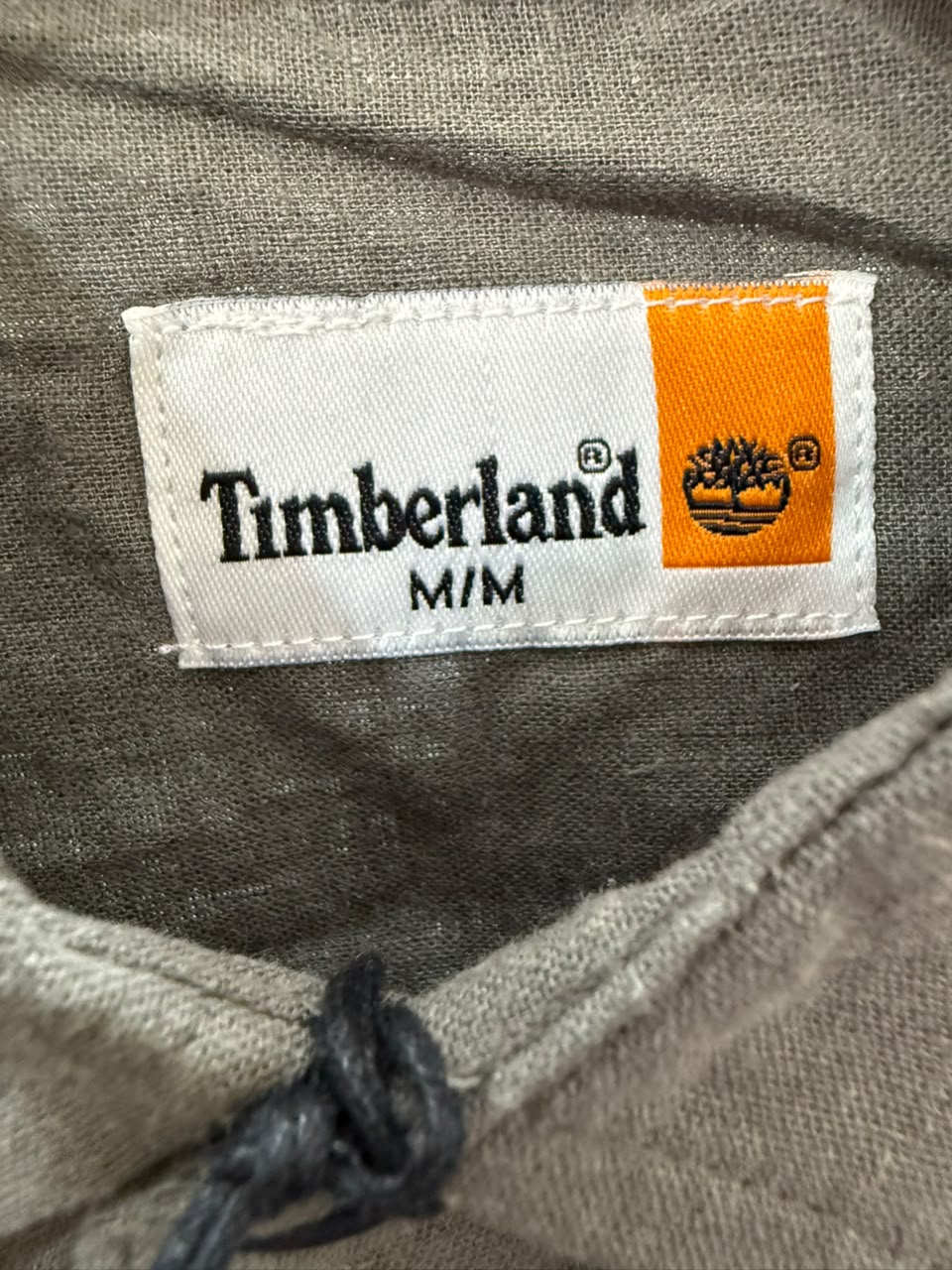 Timberland Men's Grey Long Sleeve Button-Up Shirt