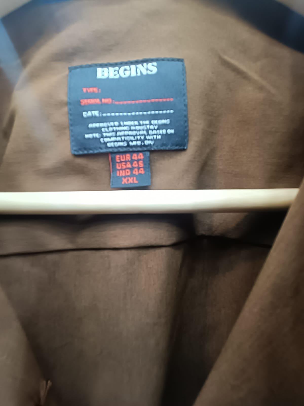 Men's Brown Full Sleeve Casual Shirt