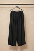 SA Black Elastic Waist Palazzo Pants for Women