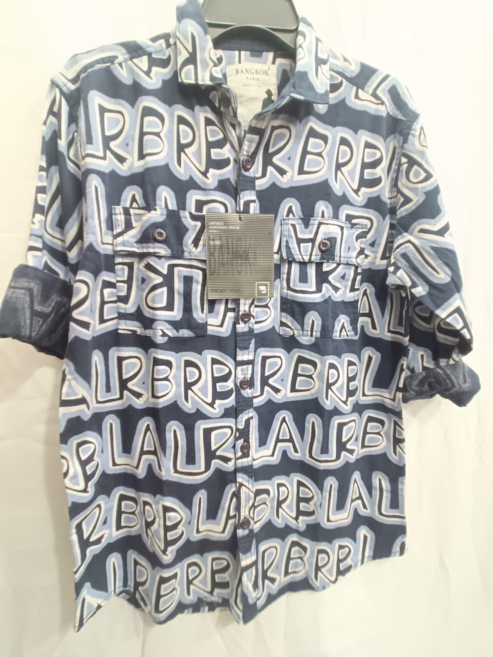 Men's BANGKOK PARIS Multicolor Printed Full Sleeve Casual Shirt