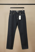 PULL&BEAR Women's Dark Blue Straight Fit Denim Jeans