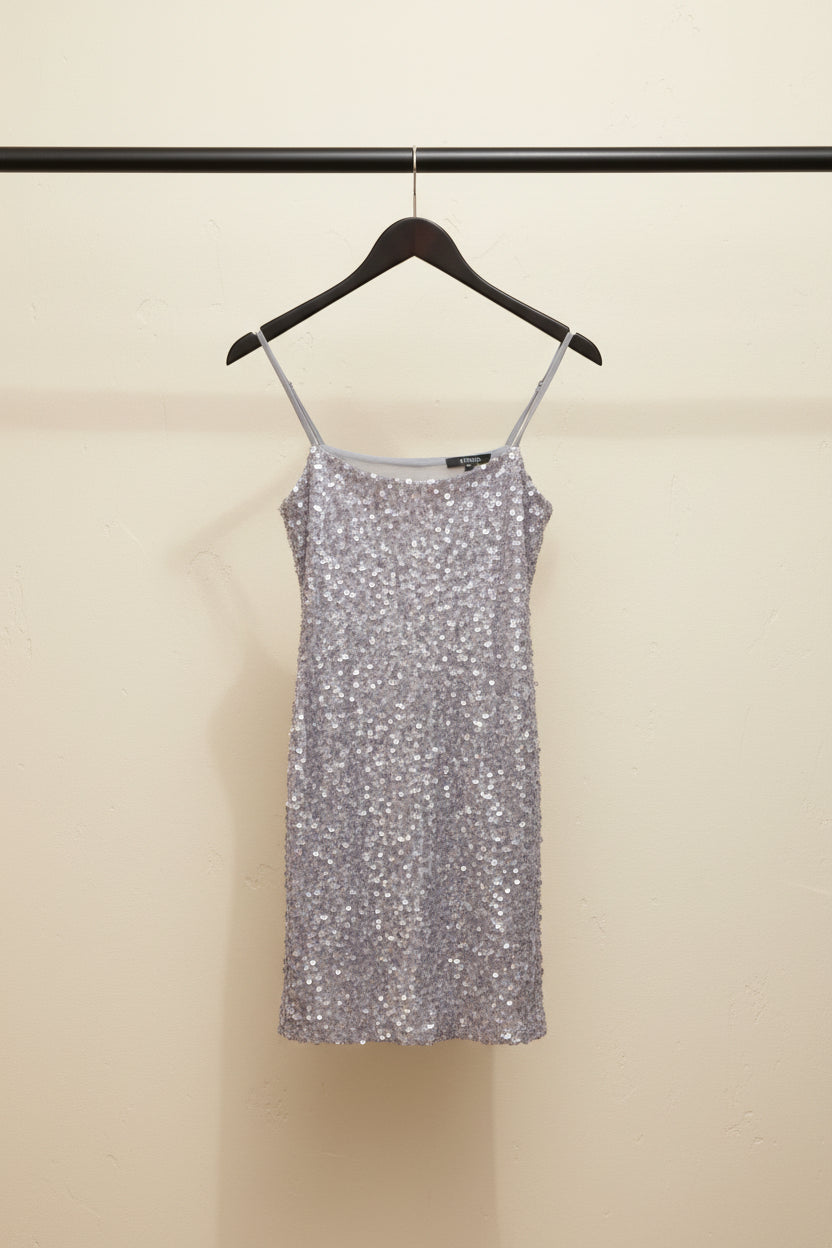 Women's Lavender Sequin Bodycon Mini Dress