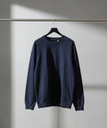 Men's Navy Blue Crew Neck Long Sleeve Sweatshirt
