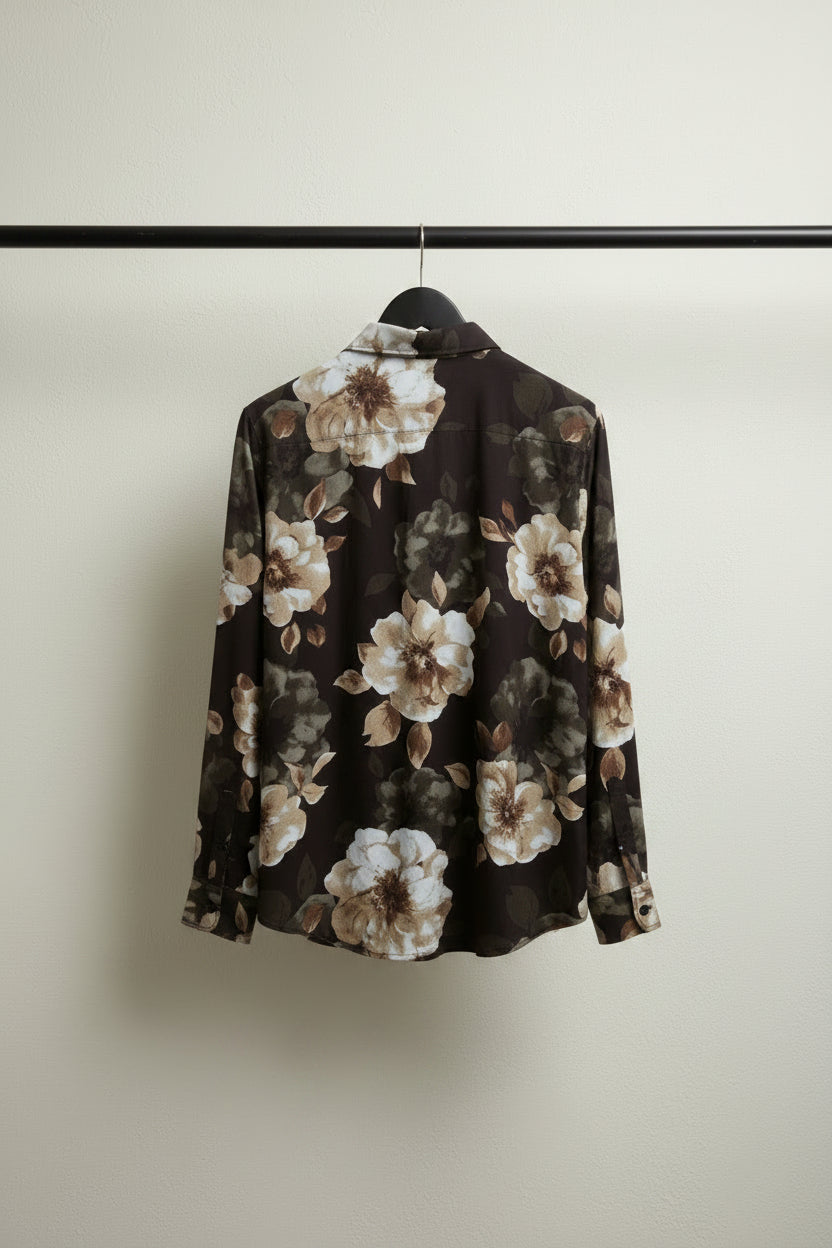 ICON Men's Floral Print Casual Shirt