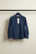 Blue Ridge Men's Navy Blue Denim Long Sleeve Shirt