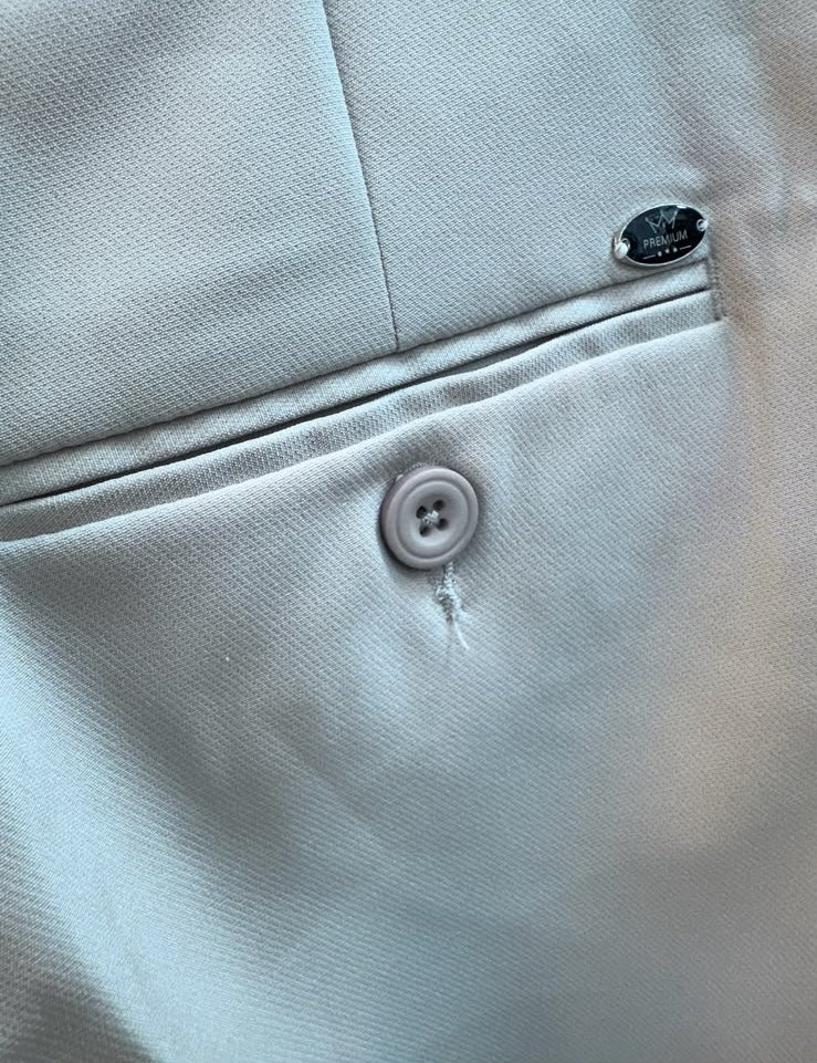Men's Premium Slim Fit Beige Trousers