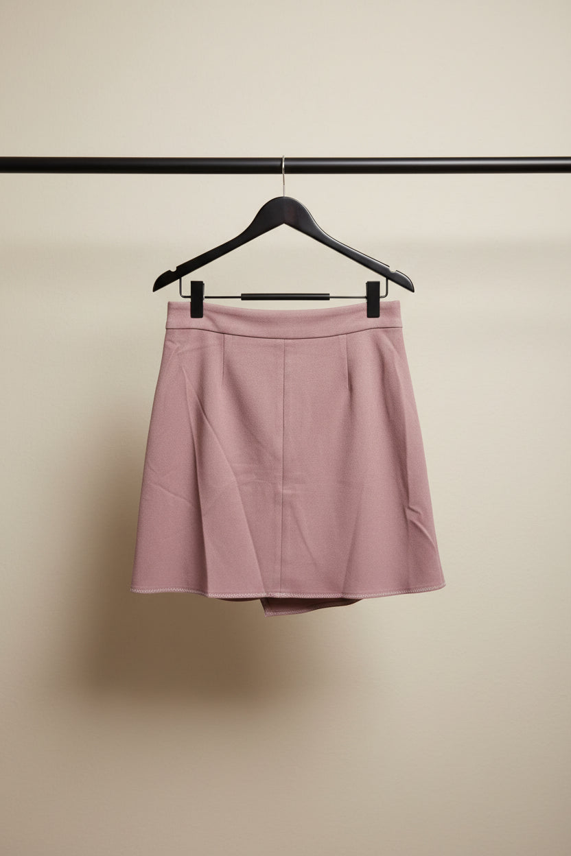 Texture Neola Women's Pink Asymmetric Mini Skirt