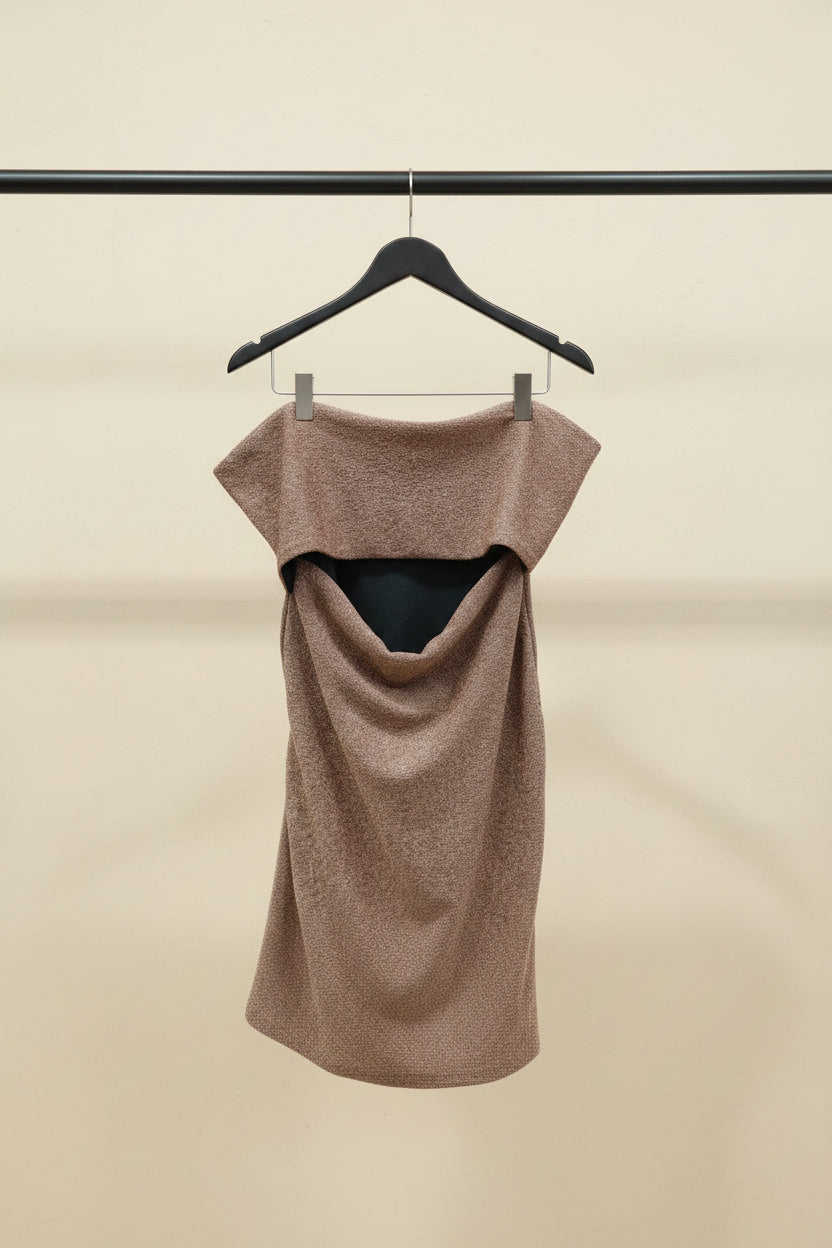 VESTRY 3D ZARI Short Midi Dress
