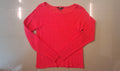 Fig Women's Hot Pink Textured Knit Long Sleeve Top