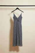 Angie Women's Blue Floral Rayon Sleeveless Jumpsuit