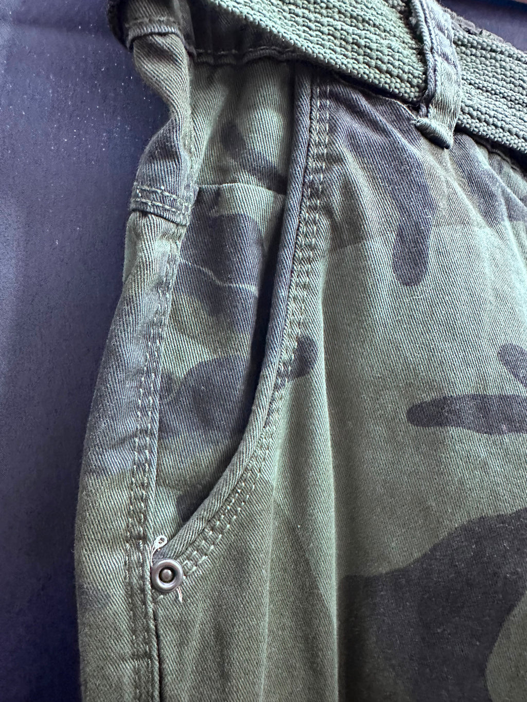 Men's Style & Focus Camouflage Cargo Shorts with Belt